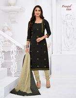 Pranjul Priyanka Vol-15 Attractive Printed Cotton Dress Material Catalog