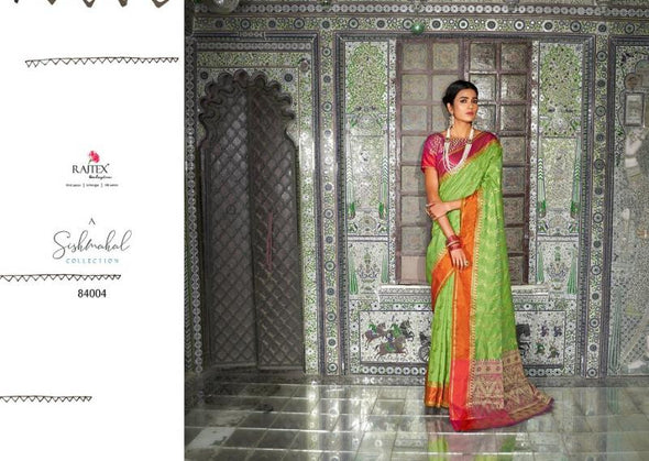 Rajtex Kanch Silk Saree Catalog Collection at wholesale rate