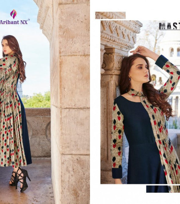 Arihant Nx Rivaah Rayon Fancy Kurti Catalog Collection