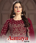 Aanata Vol-99 Georgette Semi Stitched Designer Salwar Kameez Catalog