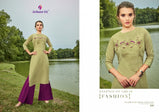 Arihant Nx Glorious Maslin Silk Kurti With Plazzo Catalog Collection