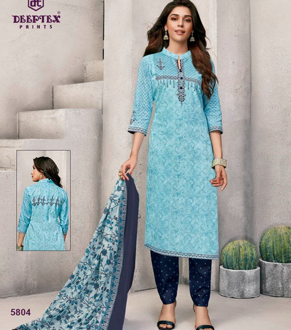 Deeptex Miss India Vol-58 Printed Cotton Casual Running Wear Dress Material Catalog