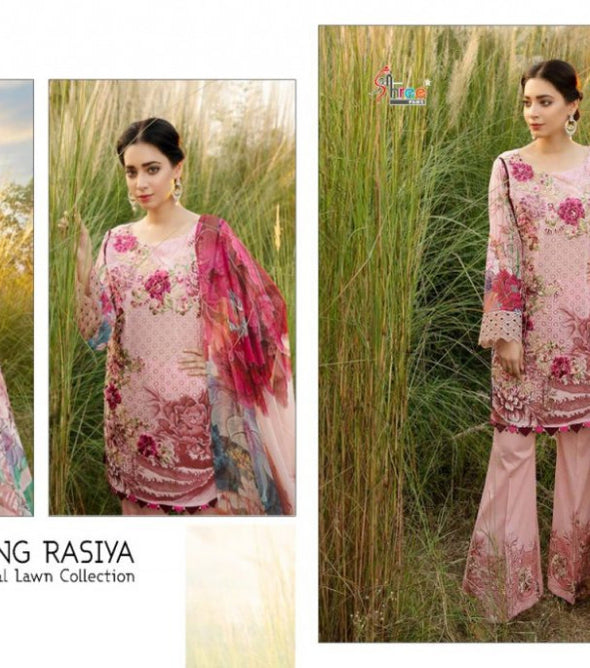 Shree Fabs Rang Rasiya Digitla Lawn Collection Pakistani Style Suits Catalog Collection