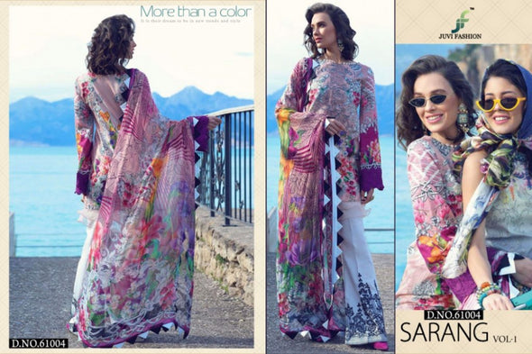 Juvi Fashion Sarng Vol-1 Pakistani Style Salwar Suits Catalog Collection