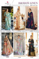 Rajtex Krayon Linen Saree Catalog Collection