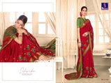 Shangrila Rudraksh Weaving Silk With Embroidery Work Saree Catalog Collection