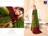 Shangrila Rudraksh Weaving Silk With Embroidery Work Saree Catalog Collection