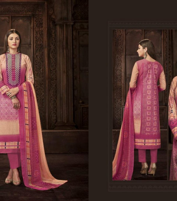 Deepsy Florent Vol-23 Cotton Embroidery Work Pakistani Style Suits Catalog