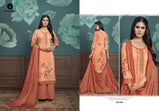 Kessi Kalarang Eliza Jam Digital Ari Work With Sarvoski Work Dress Material