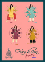 Kajal Style Fashion Beats Vol-1 Rayon Kurti With Bottom Catalog Collection