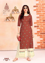 Kajal Style Fashion Beats Vol-1 Rayon Kurti With Bottom Catalog Collection