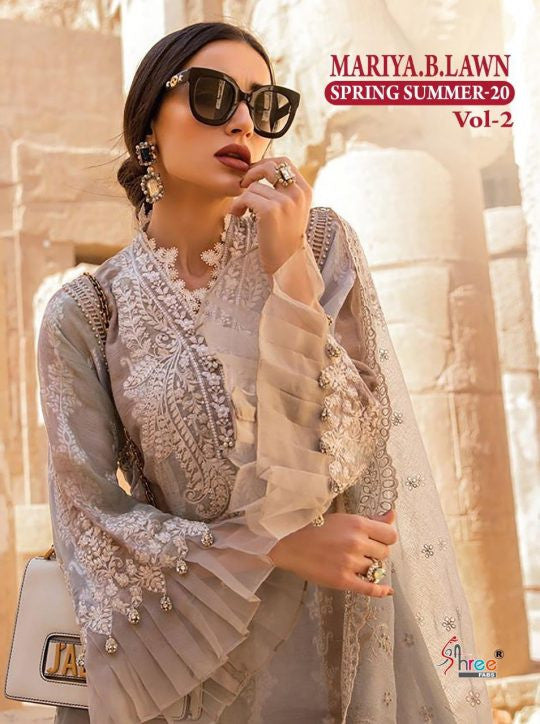 Shree Fabs Mariya B Lawn Spring Summer-20 Vol-2 Pakistani Style Dress Material Catalog