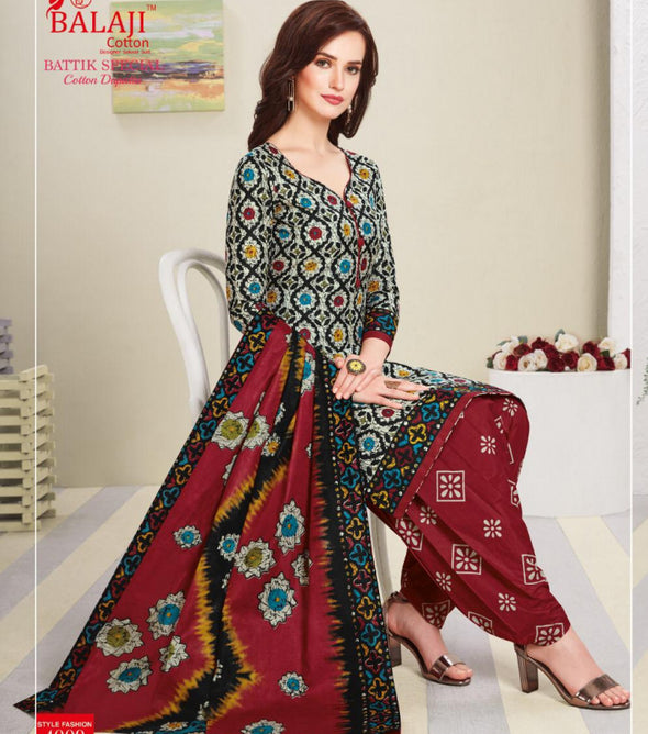 Balaji Cotton Batik Special Vol-4 Printed Cotton Dress Material Catalog