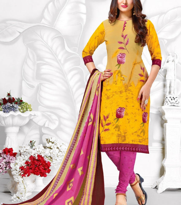 Pushti Cotton Silsila Printed Cotton Dress Material Catalog