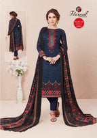 Floreon Nurja Heavy Jam Satin With Embroidery Work Salwar Suits Catalog