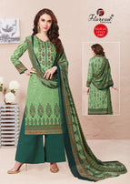 Floreon Nurja Heavy Jam Satin With Embroidery Work Salwar Suits Catalog