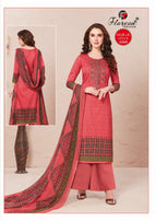 Floreon Nurja Heavy Jam Satin With Embroidery Work Salwar Suits Catalog