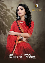 Haytee Saloni Fiber Vol-7 Heavy Rennial Printed Saree Catalog Collection