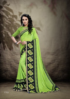 Haytee Saloni Fiber Vol-7 Heavy Rennial Printed Saree Catalog Collection