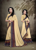 Haytee Saloni Fiber Vol-7 Heavy Rennial Printed Saree Catalog Collection