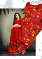 Haytee G Mail Vol-83 Heavy Dani Printed Saree Catalog Collection