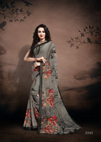 Haytee Fuzzy Bahar Vol-17 Heavy Dani Printed Saree Catalog Collection