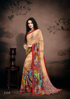 Haytee Fuzzy Bahar Vol-17 Heavy Dani Printed Saree Catalog Collection