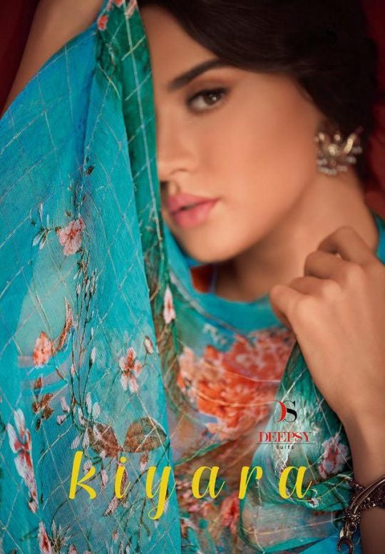 Deepsy Kiyaara Cotton Print With Embroidery Dress Material Catalog