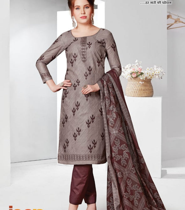 Devi Icon Vol-8 Printed Cotton Casual Running Wear Dress Material Catalog