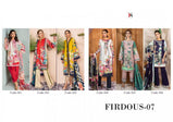 Deepsy Firdous Vol-7 Cotton Pakistani Print With Embroidery Dress Material Catalog