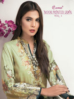 Cosmos Noor Printed Lawn Vol-1 Pakistani Style Salwar Suits Catalog
