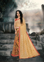 Kodas Golden Jhumke-20 Heavy Dani Printed With Border saree Catalog