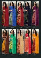 Kodas Golden Jhumke-20 Heavy Dani Printed With Border saree Catalog