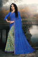 Kodas Golden Jhumke-20 Heavy Dani Printed With Border saree Catalog