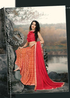 Kodas Golden Jhumke-20 Heavy Dani Printed With Border saree Catalog