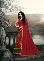 Kodas Golden Jhumke-20 Heavy Dani Printed With Border saree Catalog