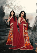 Kodas Golden Jhumke-20 Heavy Dani Printed With Border saree Catalog