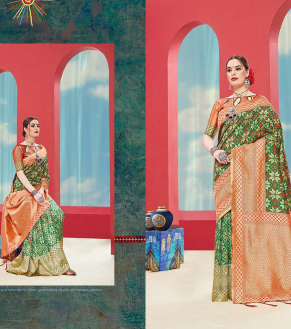 YNF Saanvi Banarasi Art Silk Saree Catalog Collection