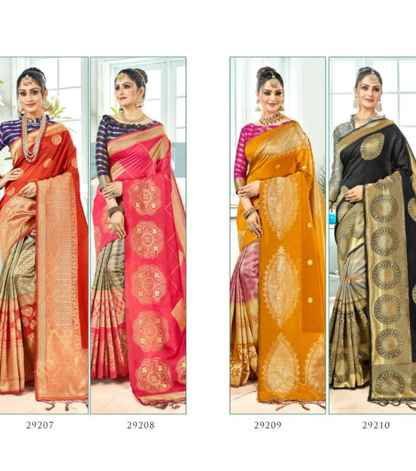 YNF Angaari Banarasi Art Silk Saree Catalog Collection