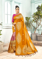 YNF Angaari Banarasi Art Silk Saree Catalog Collection