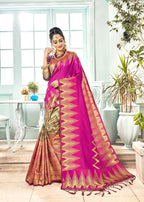 YNF Angaari Banarasi Art Silk Saree Catalog Collection