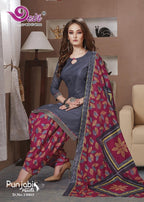 Devi Punjabi Kudi Vol-13 Untich Cotton Dress Material Catalog