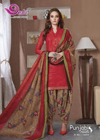 Devi Punjabi Kudi Vol-13 Untich Cotton Dress Material Catalog