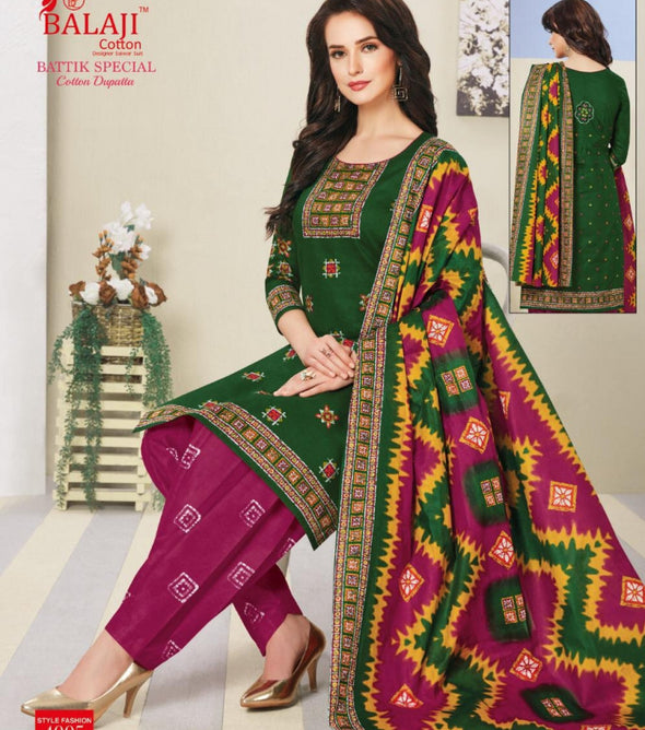 Balaji Battik Special Cotton Dupatta Vol-4 Printed Cotton Catalog