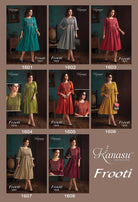 Kanasa Frooti Rayon With Embroidery Kurtis Catalog