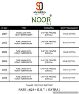 Shraddha Noor Vol-2 Pakistani Style Suits Catalog