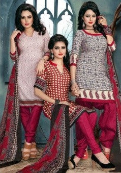 Sf Kanjari Robin Hood 3 top One Bottom Cotton Dress Material Catalog