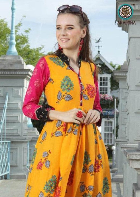 Aradhna Glamour Heavy Rayon with Ordinary Print Kurti Catalog