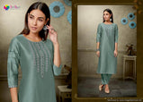 Sanskruti Mannam Silk Cotton Kurti With Bottom Catalog Collection