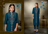 Sanskruti Mannam Silk Cotton Kurti With Bottom Catalog Collection